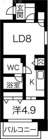 東別院駅 徒歩2分 3階の物件間取画像